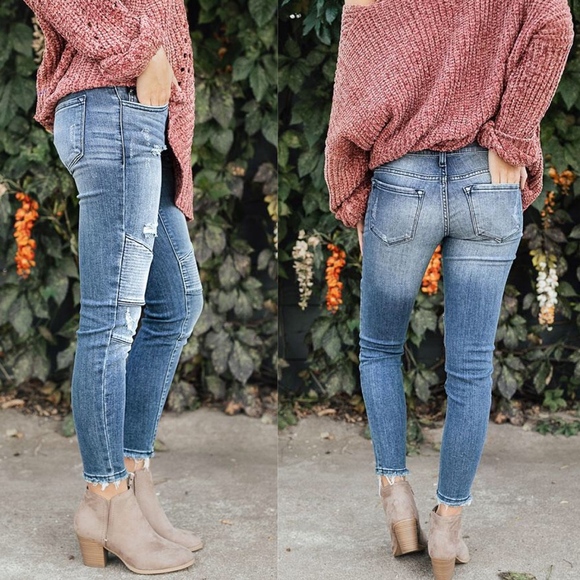 SCHEANA Distressed Skinny Jeans - Picture 2 of 2